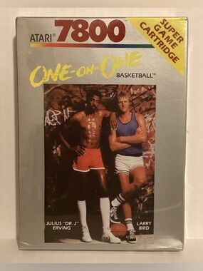 Atari 7800 One-On-One Basketball Video Game